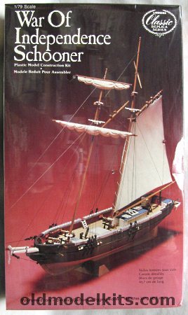 Lindberg 1/79 War of Independence Schooner (Ex-Pyro), 711 plastic model kit